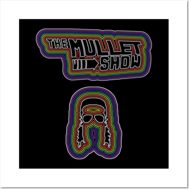 The Mullet Show - Rainbow Neon Wall Art by TheMulletShow